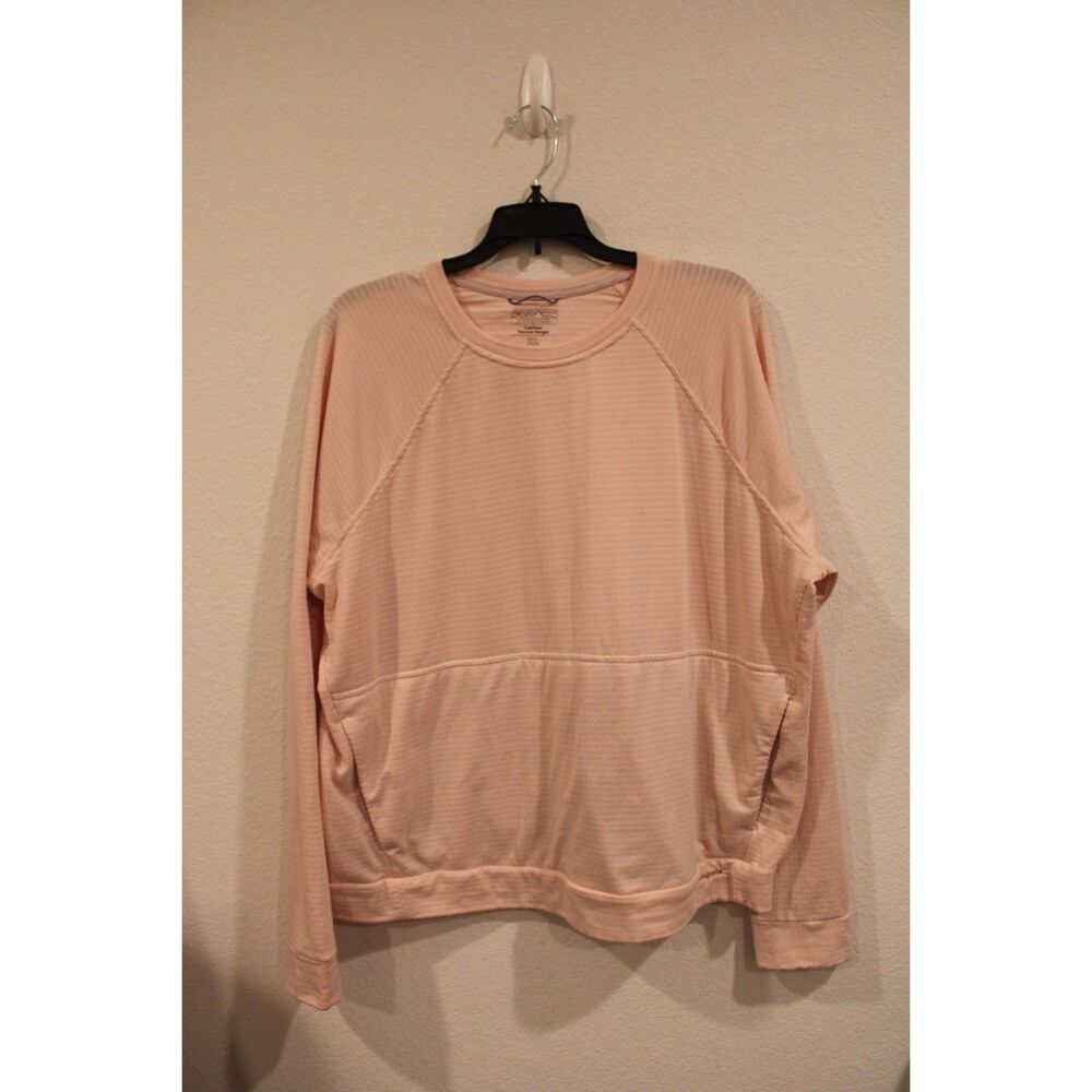 Patagonia Women's Long-Sleeved Capilene® Thermal Crew peachy pink size xlarge